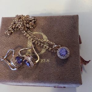 Necklace and earrings